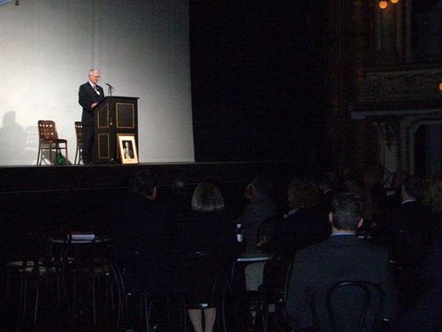 Prof. Bergstin at Reception 