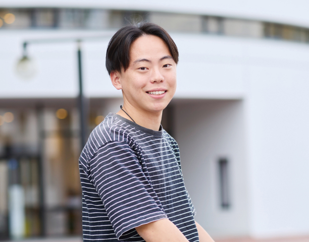 国際学部 国際学科3年 鎌田 一利 徳島県 城東高等学校 出身