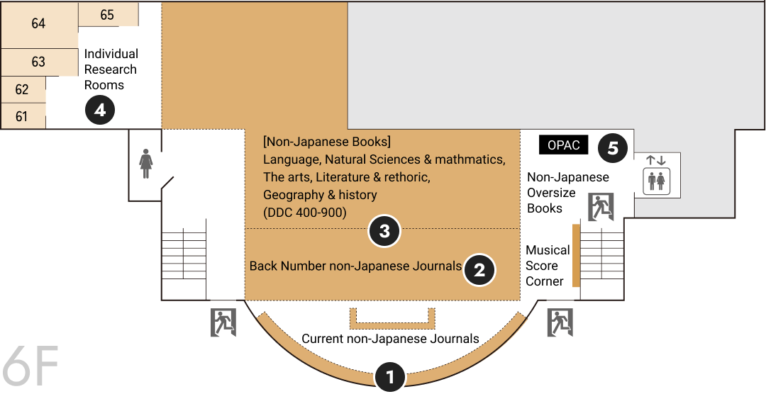 6F フロアマップ図