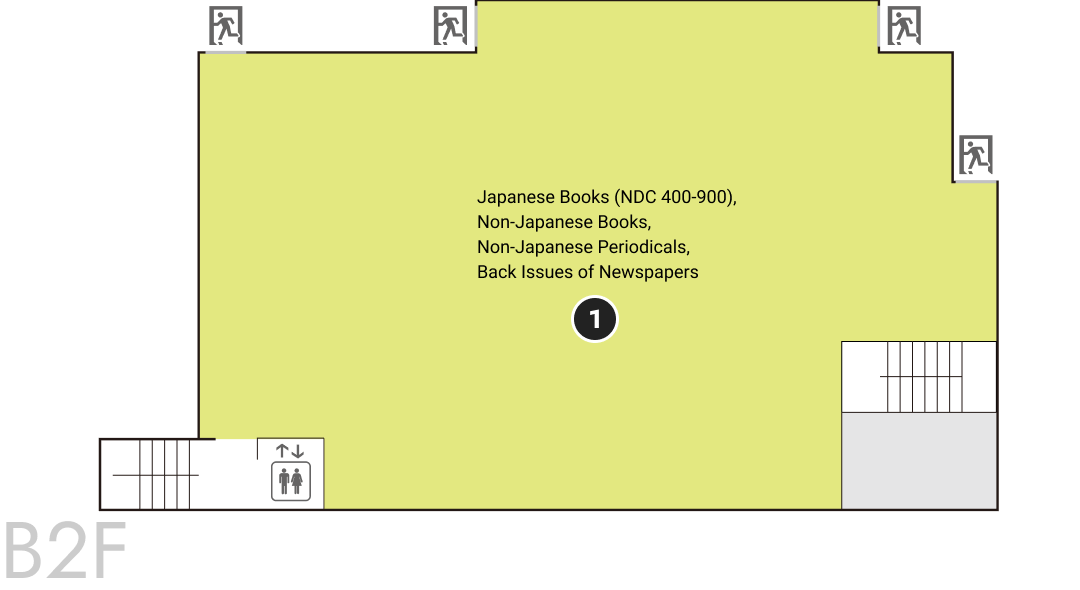 B2F フロアマップ図
