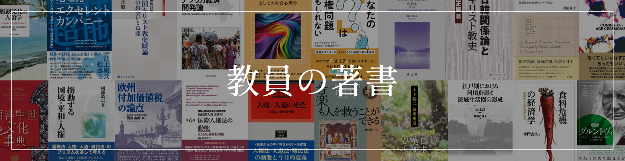 教員の著書