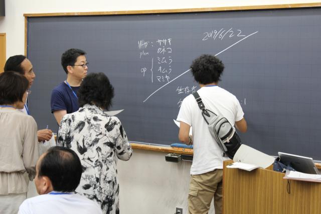グループごとに分かれてのCERTのロールプレイング