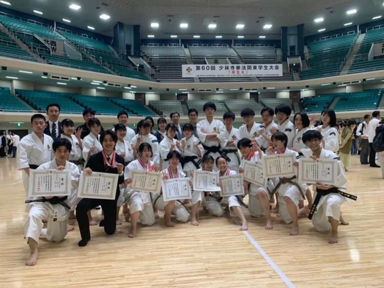 仲間とともに上を目指し成長【体育会 少林寺拳法部】