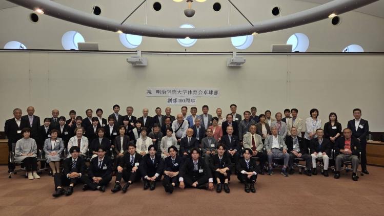 祝創部100周年‼「実力・人間性」ともに成長へ【体育会　卓球部】