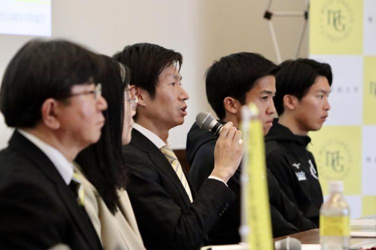 陸上競技部（長距離ブロック）新監督として中村匠吾氏就任に伴う記者会見を実施