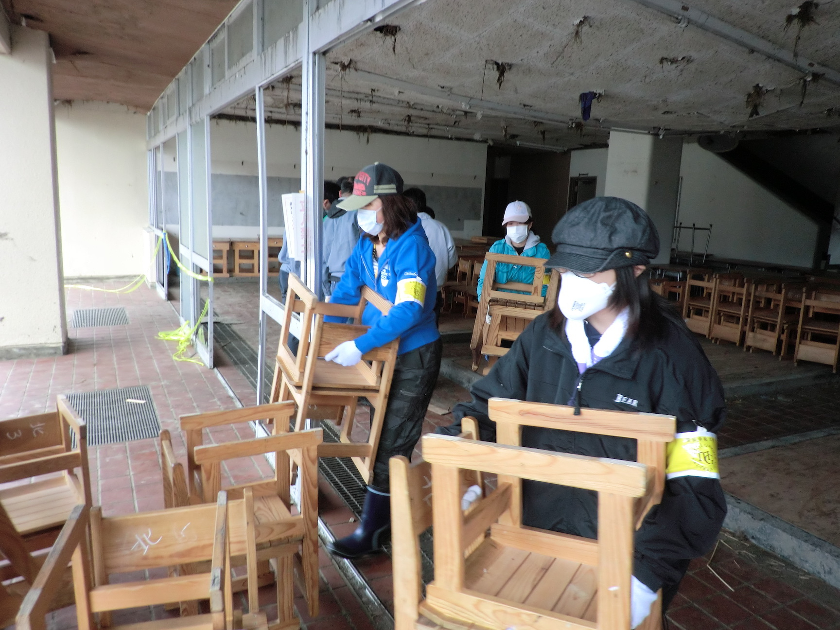岩手県大槌町吉里吉里(2011年3月東日本大震災)での支援活動