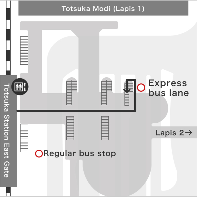 Yokohama Campus Direct Express Bus Stop