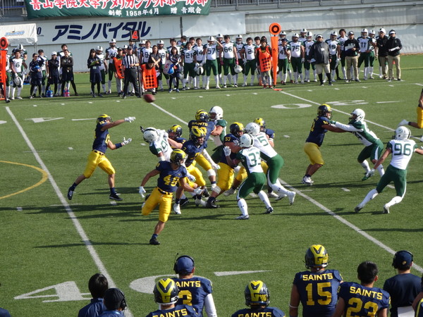 入れ替え戦進出決定 アメリカンフットボール部 リーグ最終戦 Vs青山学院大学 明治学院大学 Do For Others