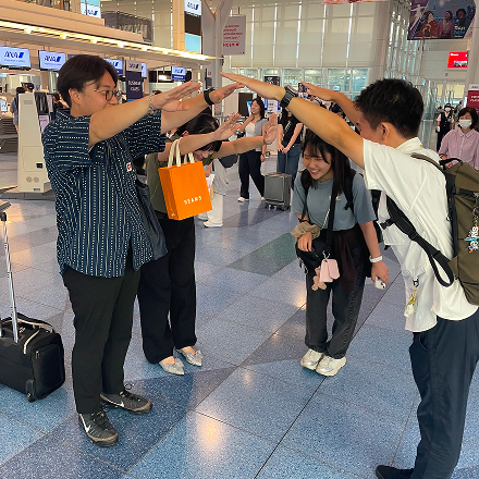 日本を出発！