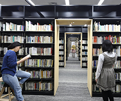 画像:改修中の図書館サービスMAP