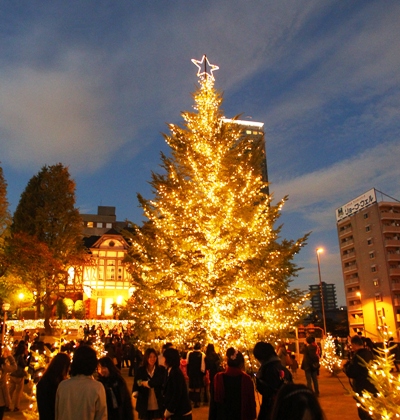 2010年白金・明治学院クリスマスツリー点灯式